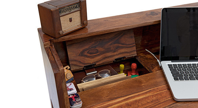 EDWARD STUDY TABLE  (Honey)